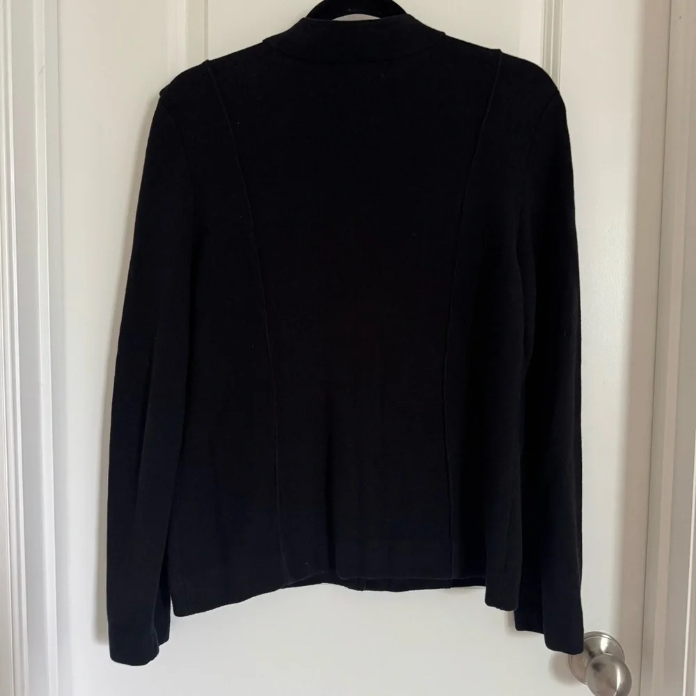 Lauren Ralph Lauren Black Jacket with Gold Accents, P/M - Picture 2 of 13